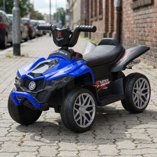 Детский электроквадроцикл M 6181ELR-4 синий с пультом